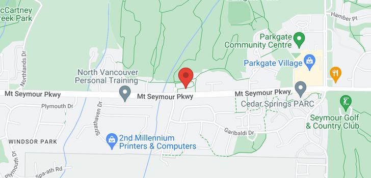 map of 3330 MT SEYMOUR PARKWAY